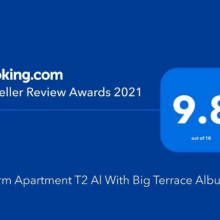 Charm Apartment T2 With Big Private Terrace Self Check-In 阿尔布费拉